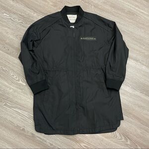 Plastic Island Black Windbreaker Black